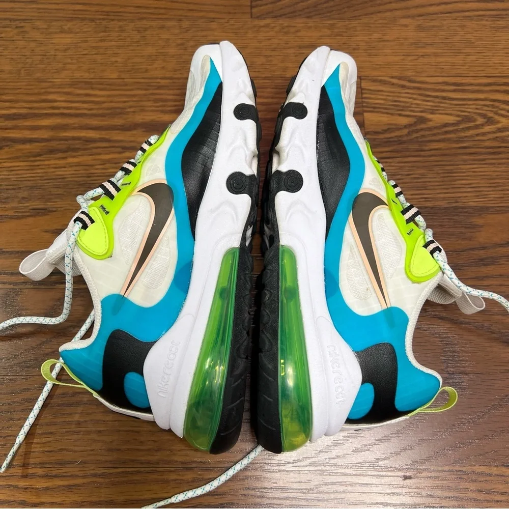 2020 Nike Air Max 270 React SE 'Oracle Aqua' size 6Y